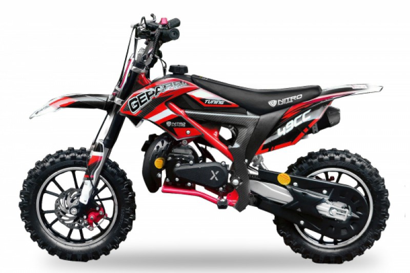 Dirtbike Pocket Bike Gepard Sport Carbone Easy Starter Tuning Embrayage 15  mm Carburateur Mini Crossbike (aléatoire) : : Auto et Moto